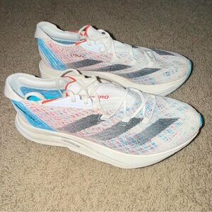 Adidas adizero pro strung x2 strung sz 10.5 men carbon plated race day marathon